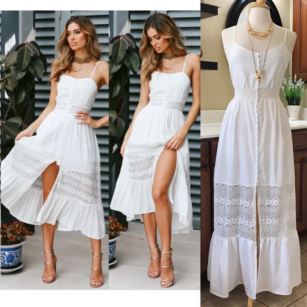 LAST ONE SIZE M Summer Boho dress- Cocktail party - Picture 2 of 7
